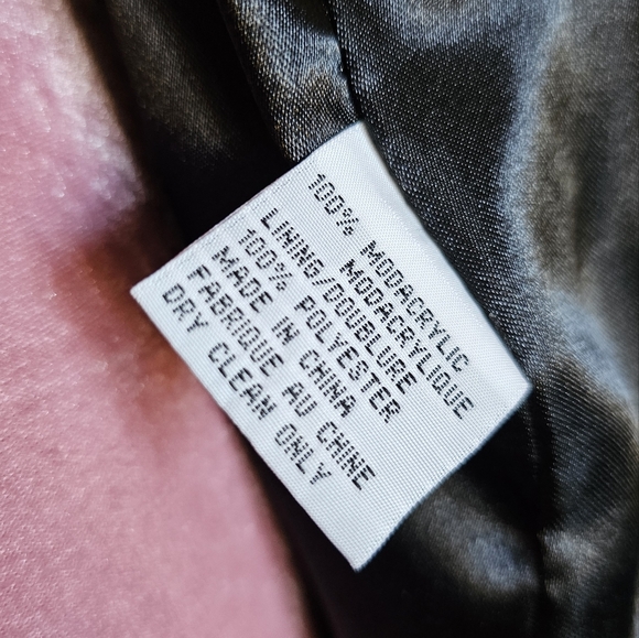 Amanda Collection women's faux leopard fur swing jacket. Size small. - Picture 12 of 12